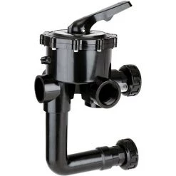 Vanne Piscine Multivoie - Vanne 2'' - 6 Voies Avec Montage - Noire De Astralpool