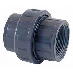 ASTRALPOOL Raccord PVC Union 3 Pièces à Coller / Femelle à Visser Ø 63 Mm X 2"