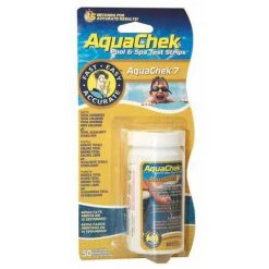 ASTRALPOOL Bandelettes D'analyse AQUACHEK 7 FONCTIONS - Dureté, Chlore Libre Et Total, Brome, PH, Alcalinité, Stabilisant