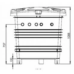 ASTRALPOOL Local Technique Enterré RAMSES II - Filtre Ø 550 Mm - Pompe 1 CV -ASTRALPOOL Soldes 25647445 3