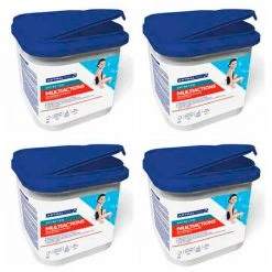 4 Seaux De Chlore Multiactions En Galet 250 G - 5 Kg AstralPool
