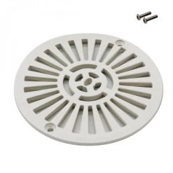 ASTRALPOOL Grille Bonde De Fond Ronde Avec Vis Pour Piscine Liner - Diam 17,7 Cm - Blanc - Astral - Blanc