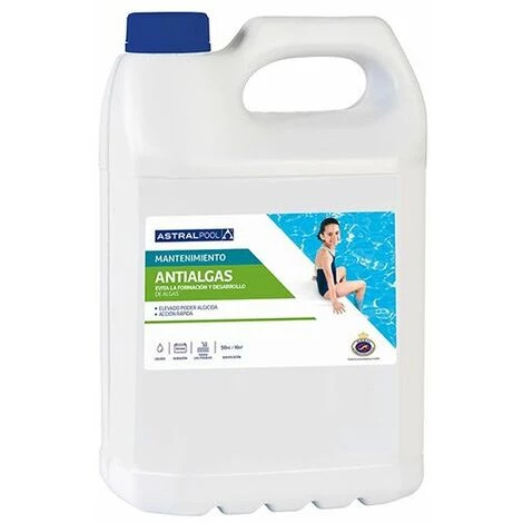 Plantawa Anti Algue Algicide Pour Piscine 5L Astralpool Liquide Et Fluide Bleu Haute Qualité 1 Plantawa Anti Algue Algicide Pour Piscine 5L Astralpool Liquide Et Fluide Bleu Haute Qualité