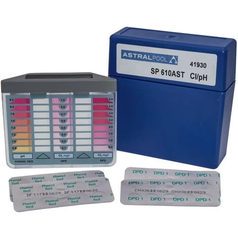 Pooltester Chlore Libre (2 Fourchettes De Valeurs) Et PH Astralpool 1 Pooltester Chlore Libre (2 Fourchettes De Valeurs) Et PH Astralpool