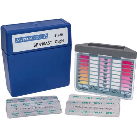Pooltester Chlore Libre (2 Fourchettes De Valeurs) Et PH Astralpool 3 Pooltester Chlore Libre (2 Fourchettes De Valeurs) Et PH Astralpool – Image 3