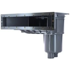 Pièce à Sceller Piscine - Skimmer XXL Métrique - 17,5L Liner/Béton - Modèle Norm - Gris Anthracite De Astralpool