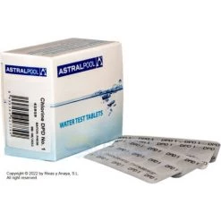 Réactifs DPD-1 Pour Pooltester (trousse Manuelle) 250 Un. Astralpool