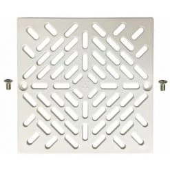 Kit Grille Bonde De Fond Blanche Carrée + Vis Astralpool