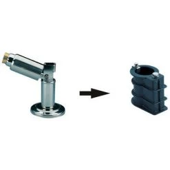 ASTRALPOOL Ancrage Articulé Pour échelle En Tube Acier Inox Poli Iisi-304 Ø43mm -ASTRALPOOL Soldes 7056756 5