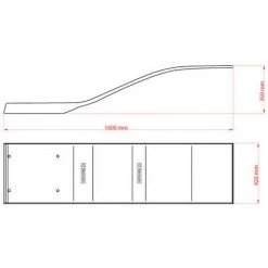 ASTRALPOOL Plongeoir Z Delfino Ivoire 1.60 M -ASTRALPOOL Soldes 7191336 3