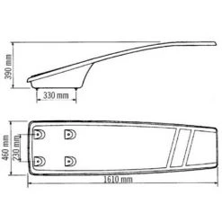 ASTRALPOOL Plongeoir Dynamic Flexible Blanc 1.20 M -ASTRALPOOL Soldes 7191345 5