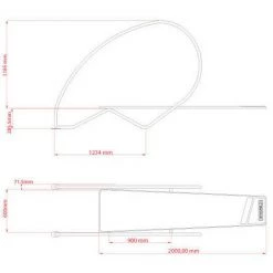 ASTRALPOOL Plongeoir Dynamic Flexible Avec Arceaux Inox 2m -ASTRALPOOL Soldes 7191346 3