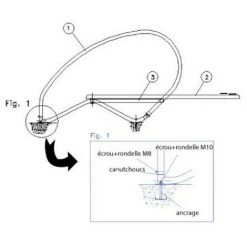 ASTRALPOOL Plongeoir Dynamic Flexible Avec Arceaux Inox 2m -ASTRALPOOL Soldes 7191346 4