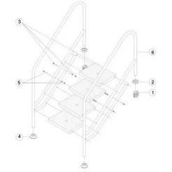 ASTRALPOOL Escalier Sécurité 500 Mm 8 Marches -ASTRALPOOL Soldes 7267227 4