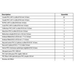 ASTRALPOOL Kit Pvc Ø 50 Mm Pour Piscine -ASTRALPOOL Soldes 7447629 4