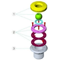 ASTRALPOOL Bouche De Refoulement Grise Pour Piscine Liner -ASTRALPOOL Soldes 7545841 3