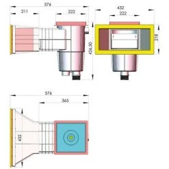 ASTRALPOOL Skimmer Grande Meurtrière Pour Piscine Liner Et Béton -ASTRALPOOL Soldes 7723556 3