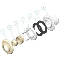 ASTRALPOOL Bouche De Refoulement Sable Pour Piscine Béton -ASTRALPOOL Soldes 7723575 3