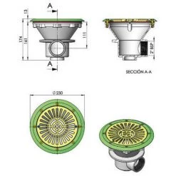 ASTRALPOOL Bonde De Fond Grise Anthracite Pour Piscine Béton Et Liner -ASTRALPOOL Soldes 8860953 5