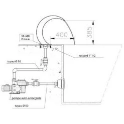 ASTRALPOOL Cascade Lame D'eau En Inox Largeur 50 Cm -ASTRALPOOL Soldes 9033128 3