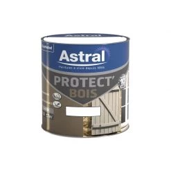 ASTRALPOOL ASTRAL - Peinture Bois Satinée 0.5 L - Blanc Cassé + Base White
